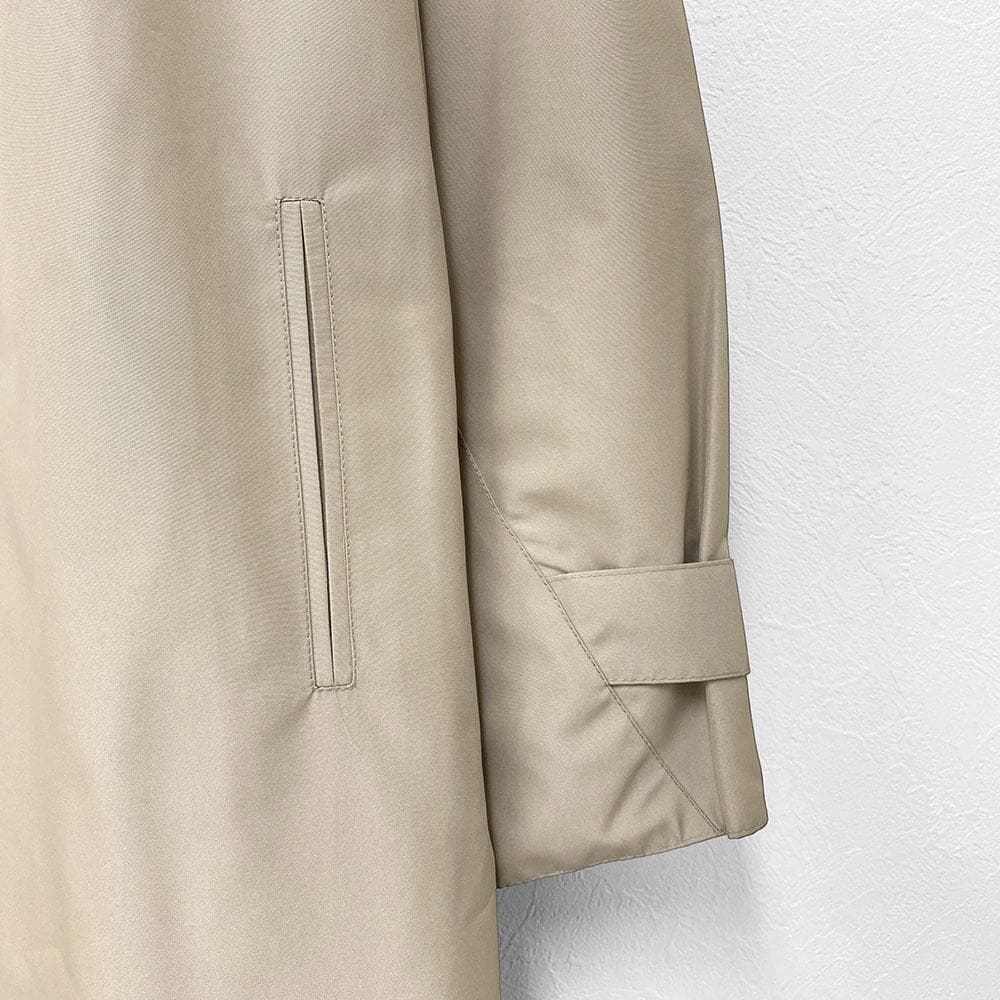 【希少】 美品 ヴィンテージ HERNO ヘルノ ステンカラーコート シルク