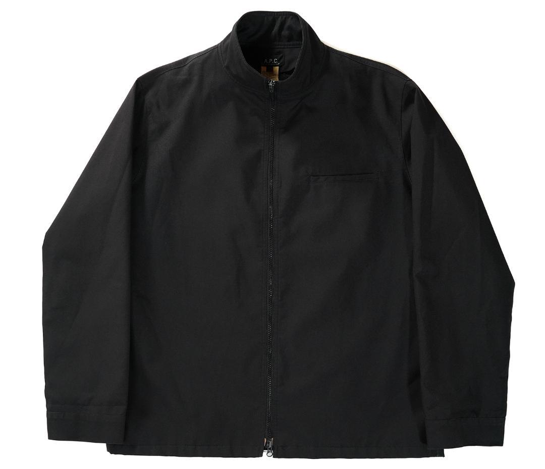 フランス製 00s A.P.C. ジップアップジャケット ブラック 1サイズ