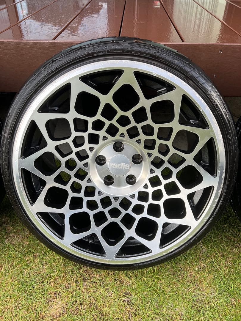 radi8 r8b12 pcd100 5h アルミホイール　4本セット