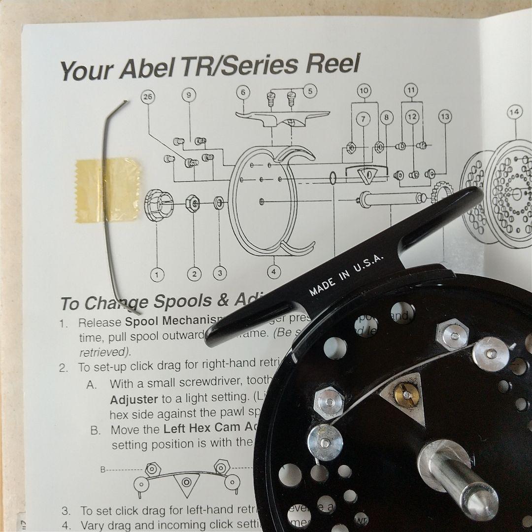 【新品同様】『Ａbel / TR-3 』fly reel [BLACK]