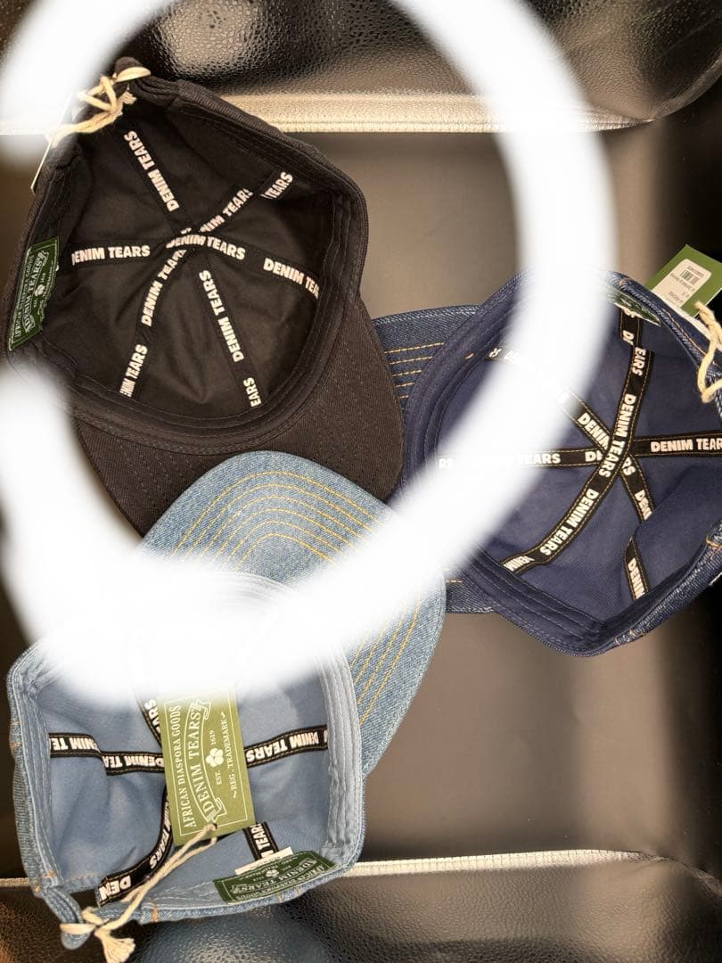 公式完売！新品未使用！DENIM TEARS デニムコットンリース　ブラック