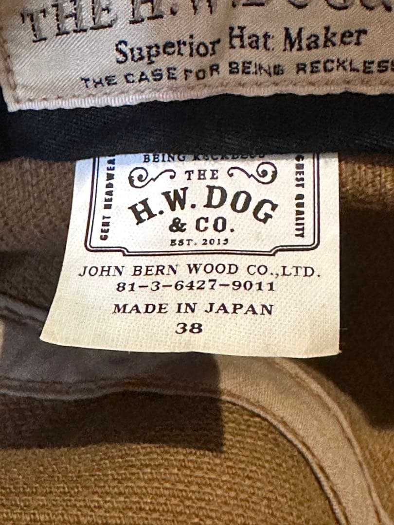 THE HWDOG&co deck cap デッキキャップ　38