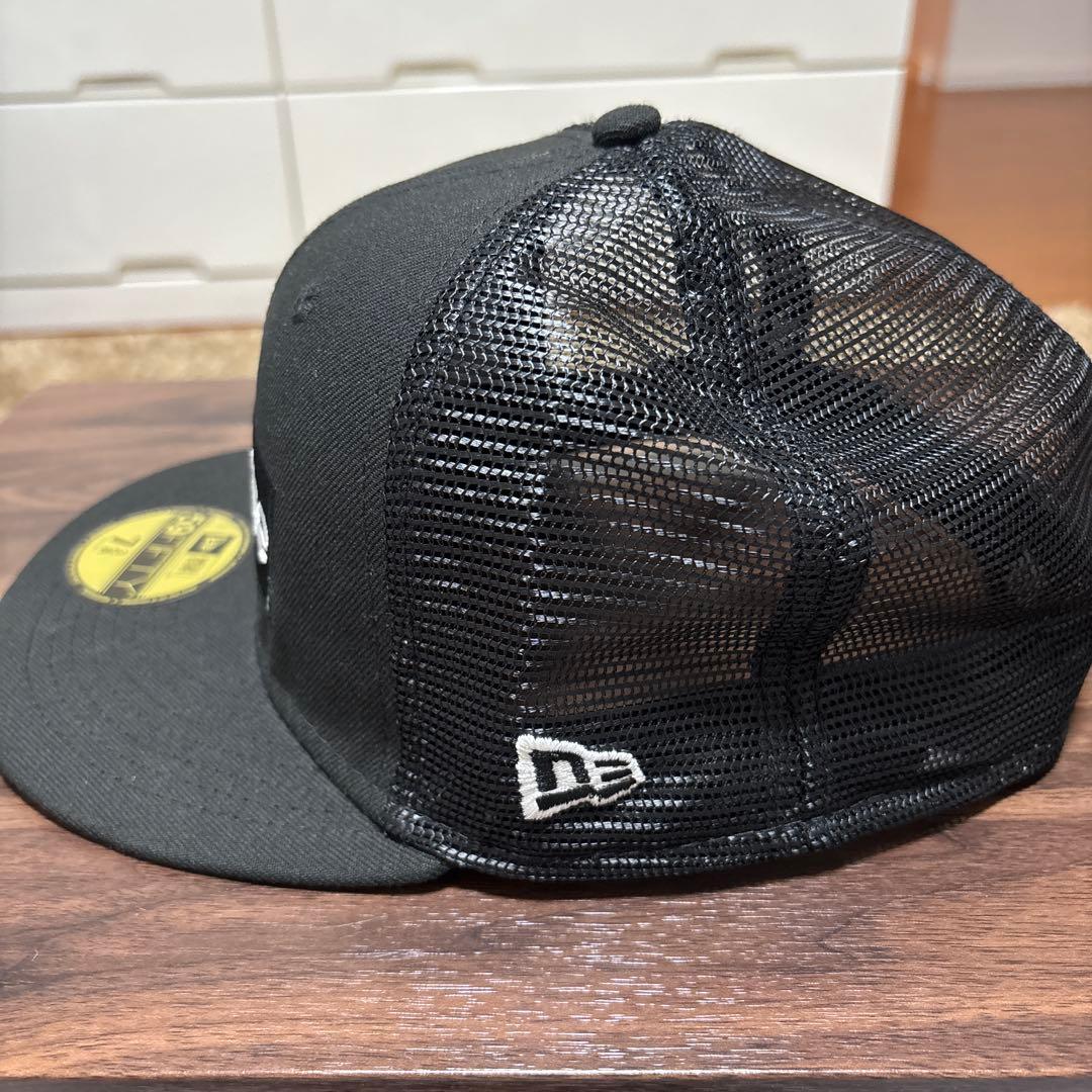Supreme ブラック 59FIFTY メッシュキャップ