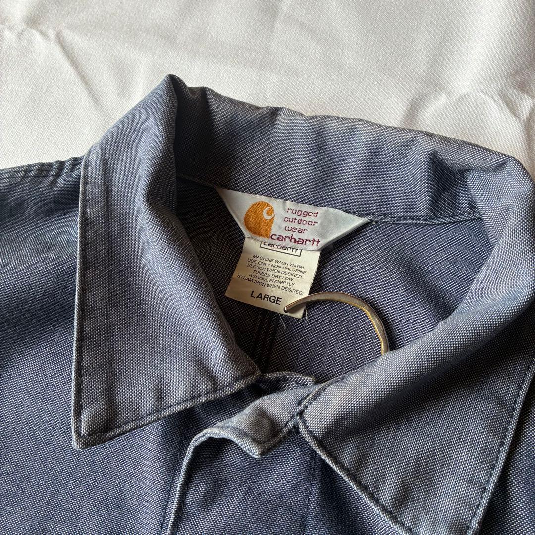Carhartt カーハート カバーオール サイズＬ　ライトブルー
