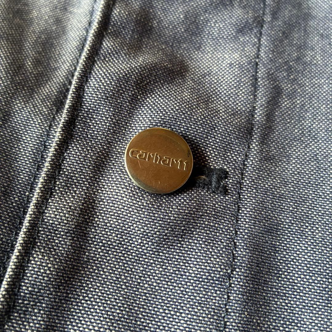 Carhartt カーハート カバーオール サイズＬ　ライトブルー