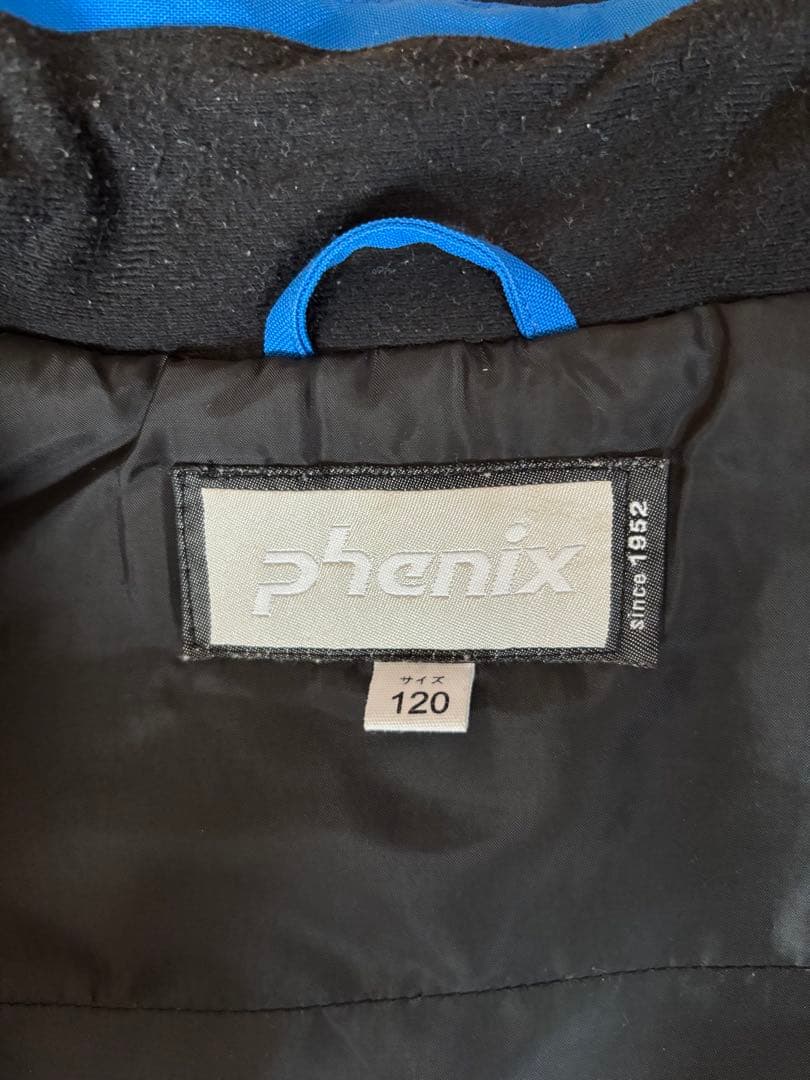 phenix 子ども用スキーウェア 赤/青