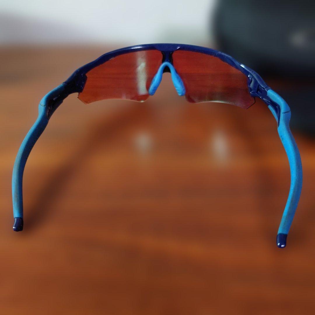 Oakley スポーツサングラス 青とオレンジミラー（ぴーちゃん専用）