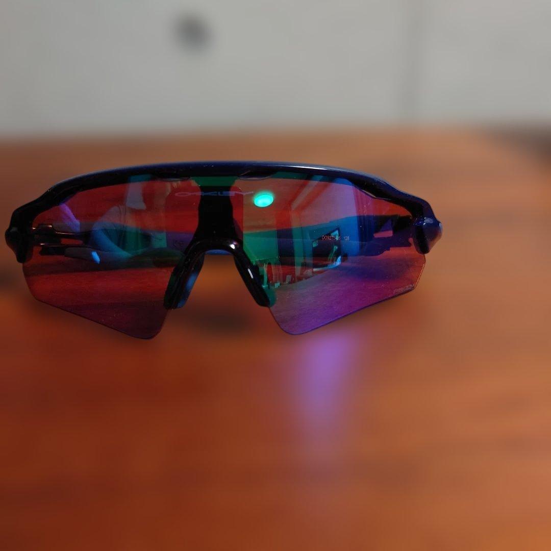 Oakley スポーツサングラス 青とオレンジミラー（ぴーちゃん専用）