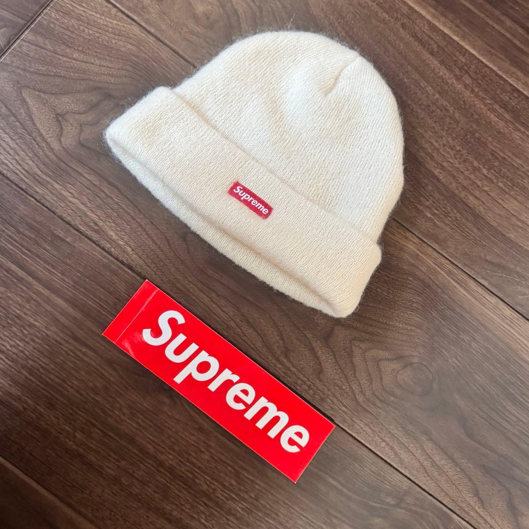 ⭐️美品⭐️Supreme シュプリーム モヘア ビーニー　ニット帽　アイボリー