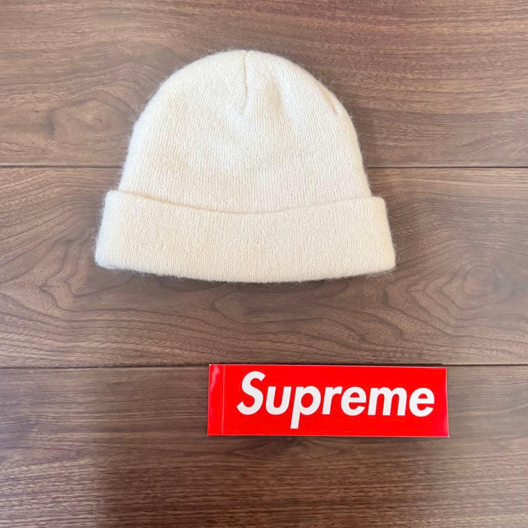 ⭐️美品⭐️Supreme シュプリーム モヘア ビーニー　ニット帽　アイボリー