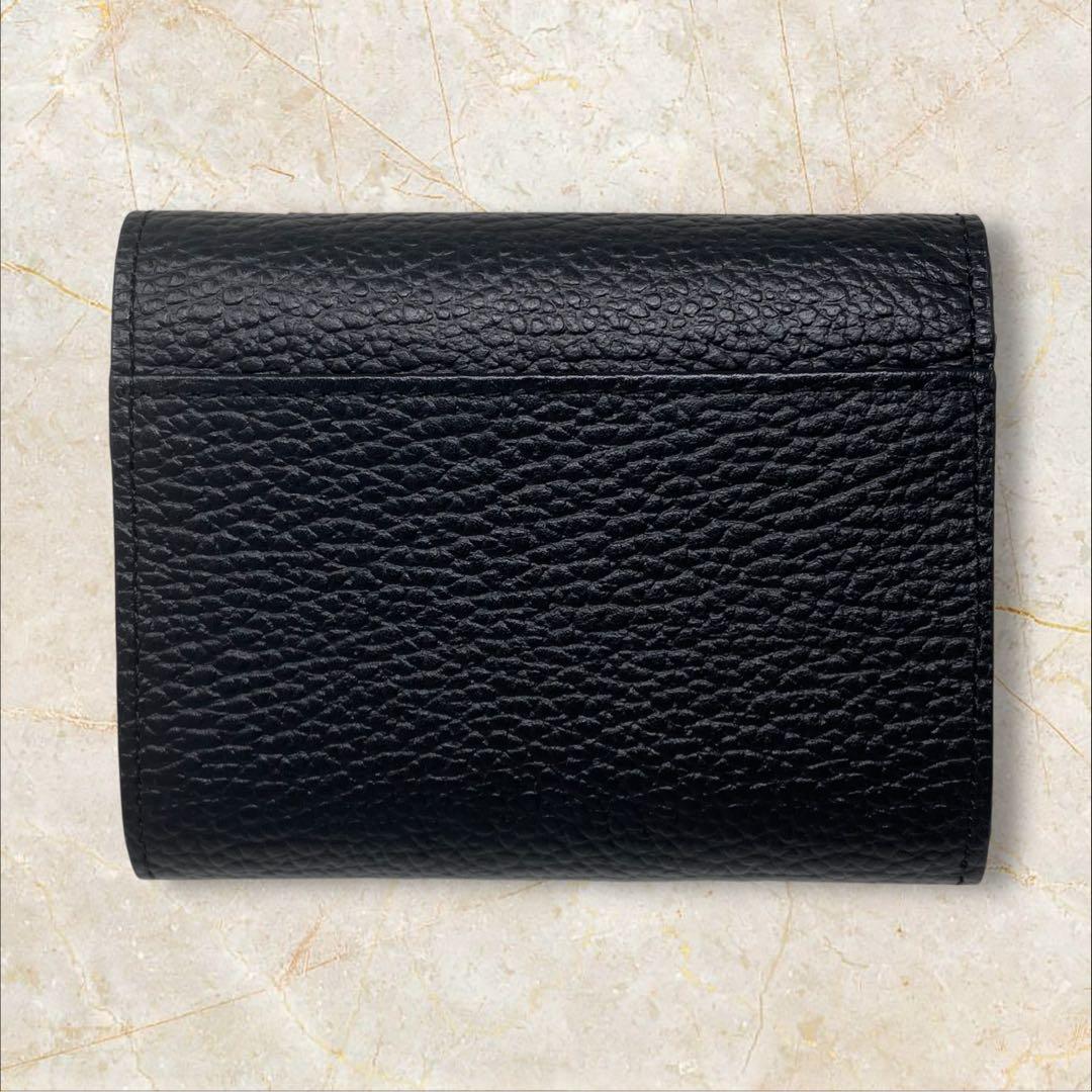 russet ラシット チェーンミニウォレット ブラック 財布 チェーン 黒
