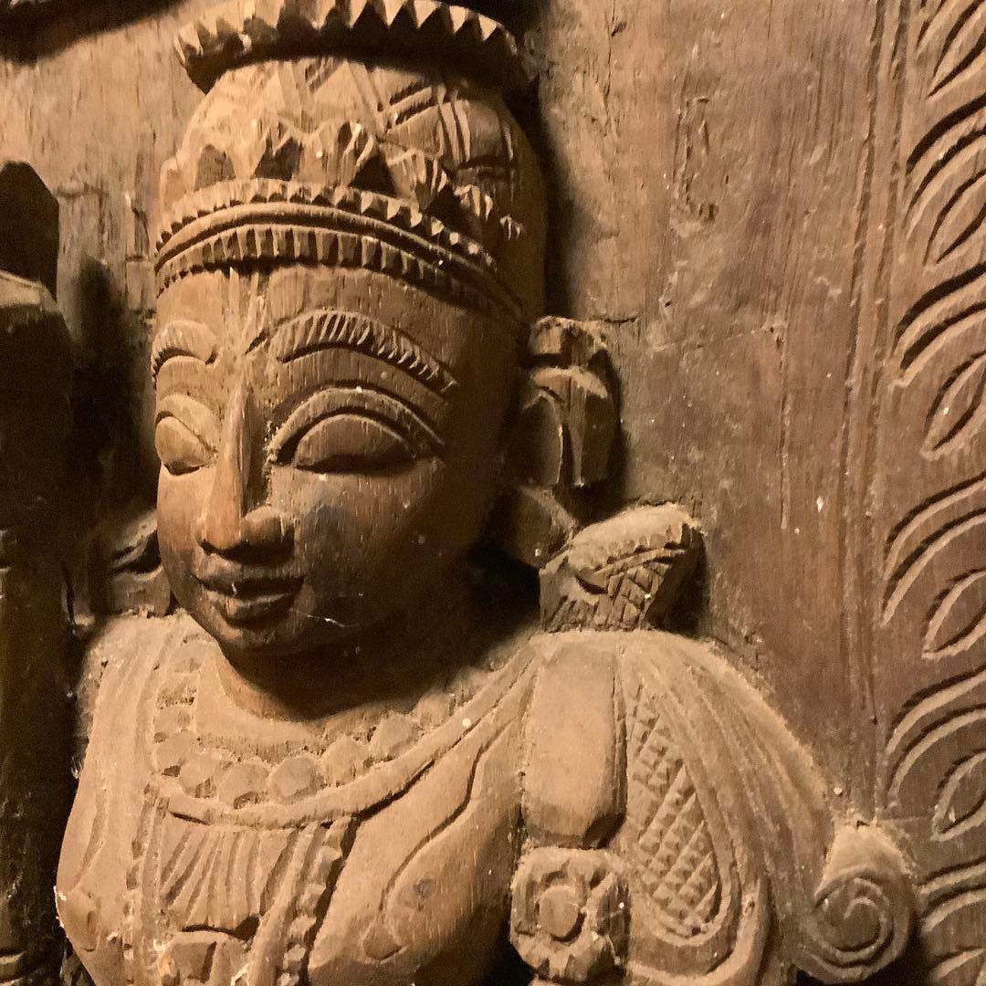 vishu@様keep・古玩・クメール王朝「最高神ヴィシュヌ」ヒンズー教三大神