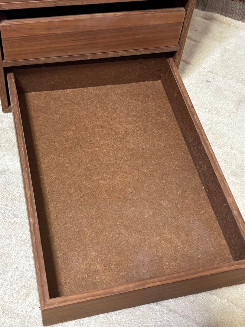 無印良品　廃盤　4段木製チェスト