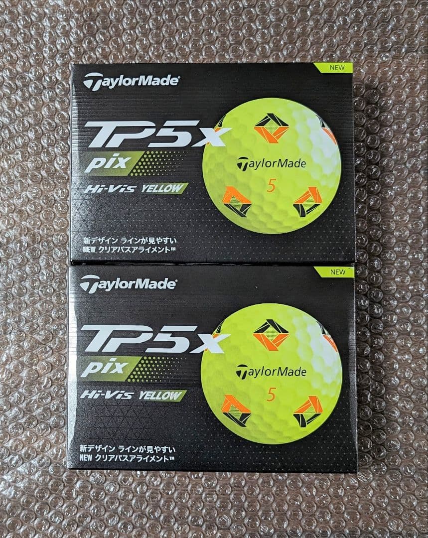 新品　テーラーメイド TP5x pix イエロー 2024年モデル 2ダース
