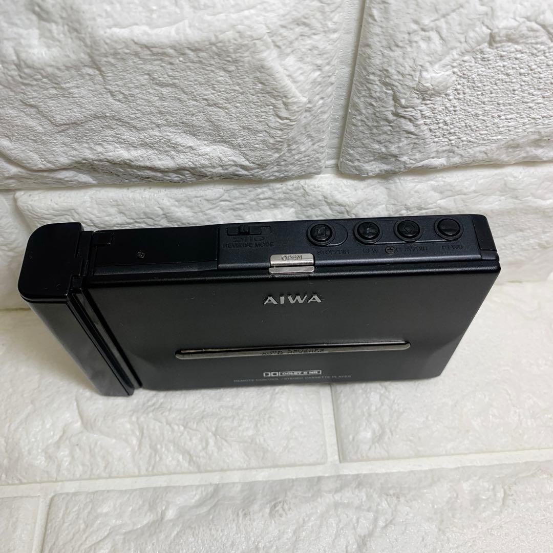 【充電器がなく動作未確認です】【AIWA 】HS-PL55 カセットプレーヤー