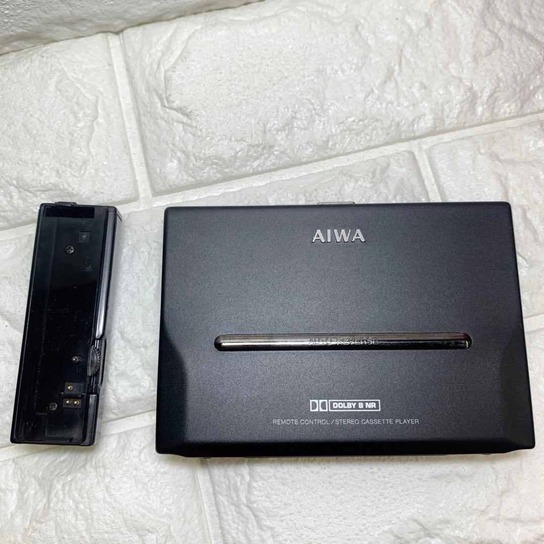 【充電器がなく動作未確認です】【AIWA 】HS-PL55 カセットプレーヤー