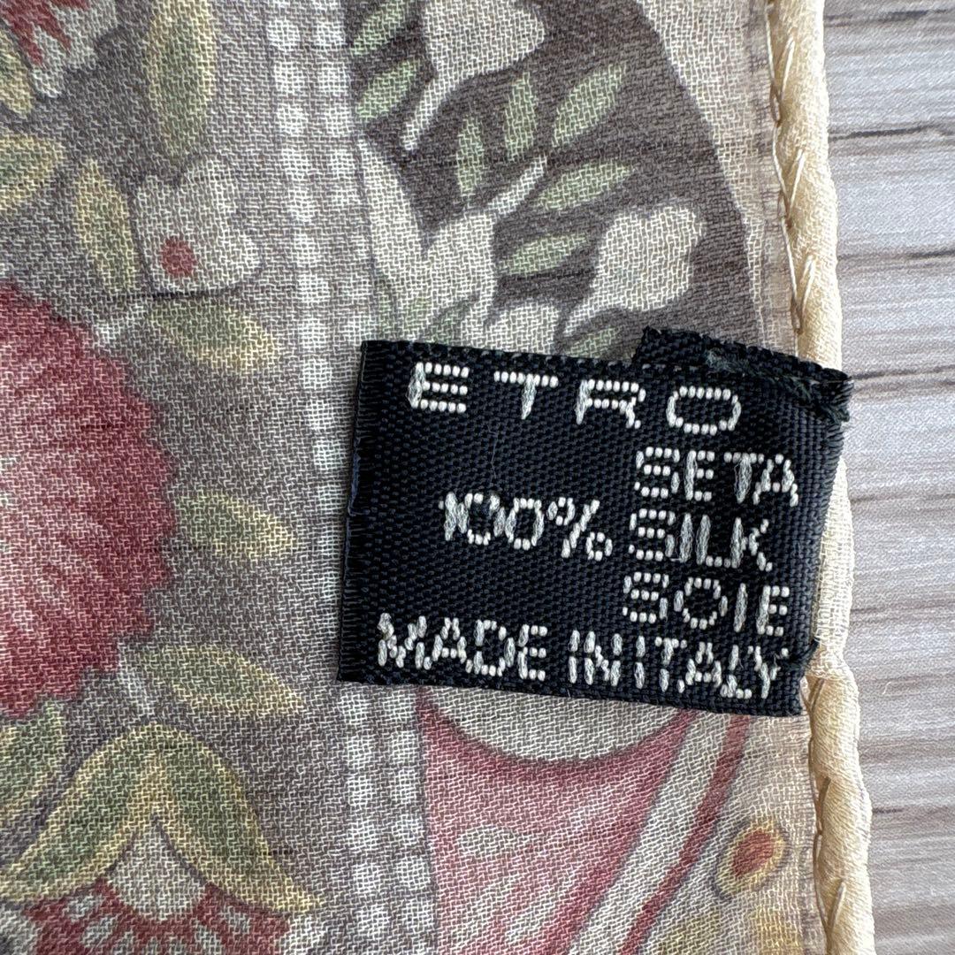 ★未使用★ETRO★ペイズリー柄ストール