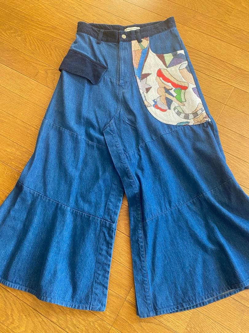 TUMORI CHISATOデニムドッキングパンツ