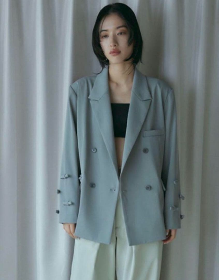 meer. メーア　RIBBON OVERSIZED JACKET フリーサイズ