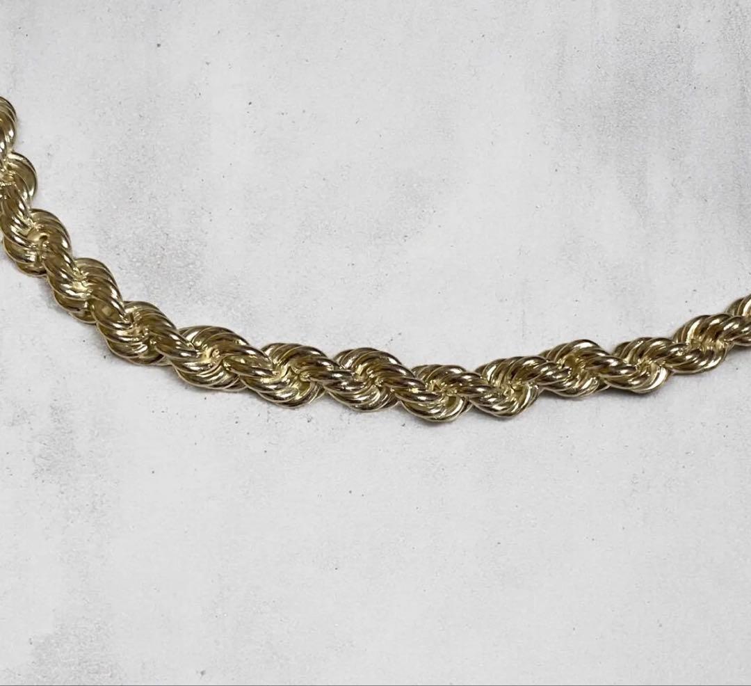 アクセサリー 1980's Euro SV925 Rope Chain Necklace