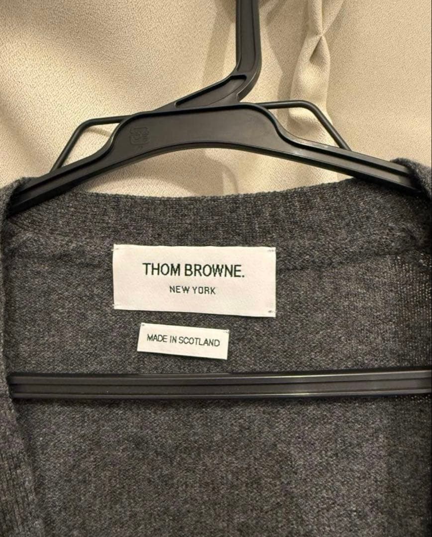 ヘ*ん様 トムブラウン THOM BROWNE カーディガン カシミヤ