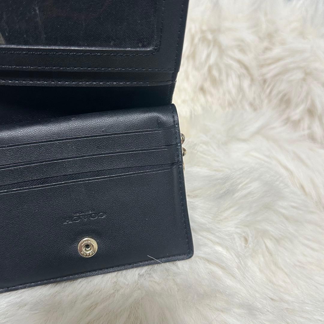 COACH コーチ 二つ折り財布 ブラウン