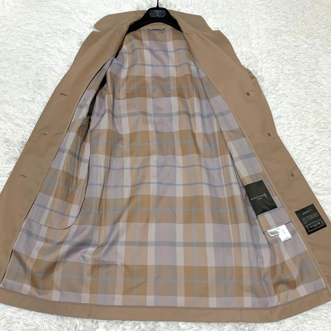 n*7様 美品　マッキントッシュロンドン　ステンカラーコート　ハニーベージュ