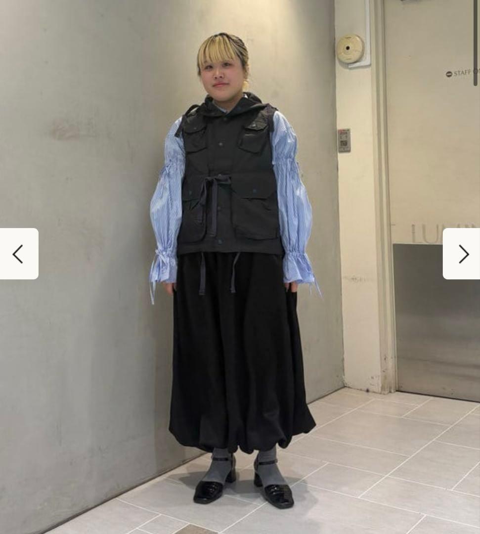 美品 Engineered Garments フードベスト S ミリタリー