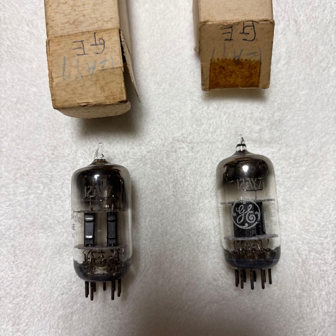 GE 12AY7 真空管 2個セット