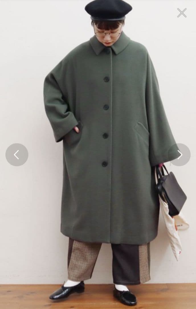 fig London◆エアリアルパイル Phebe CO グリーン
