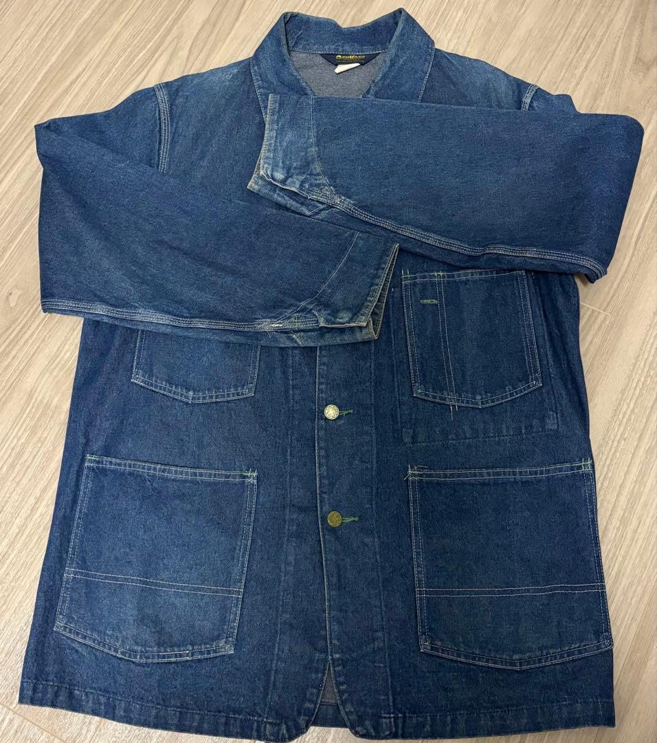 70s OSH KOSH デニムカバーオール　三角タグ