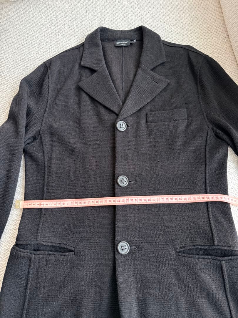 Giorgio Armani 黒いテーラードジャケット54