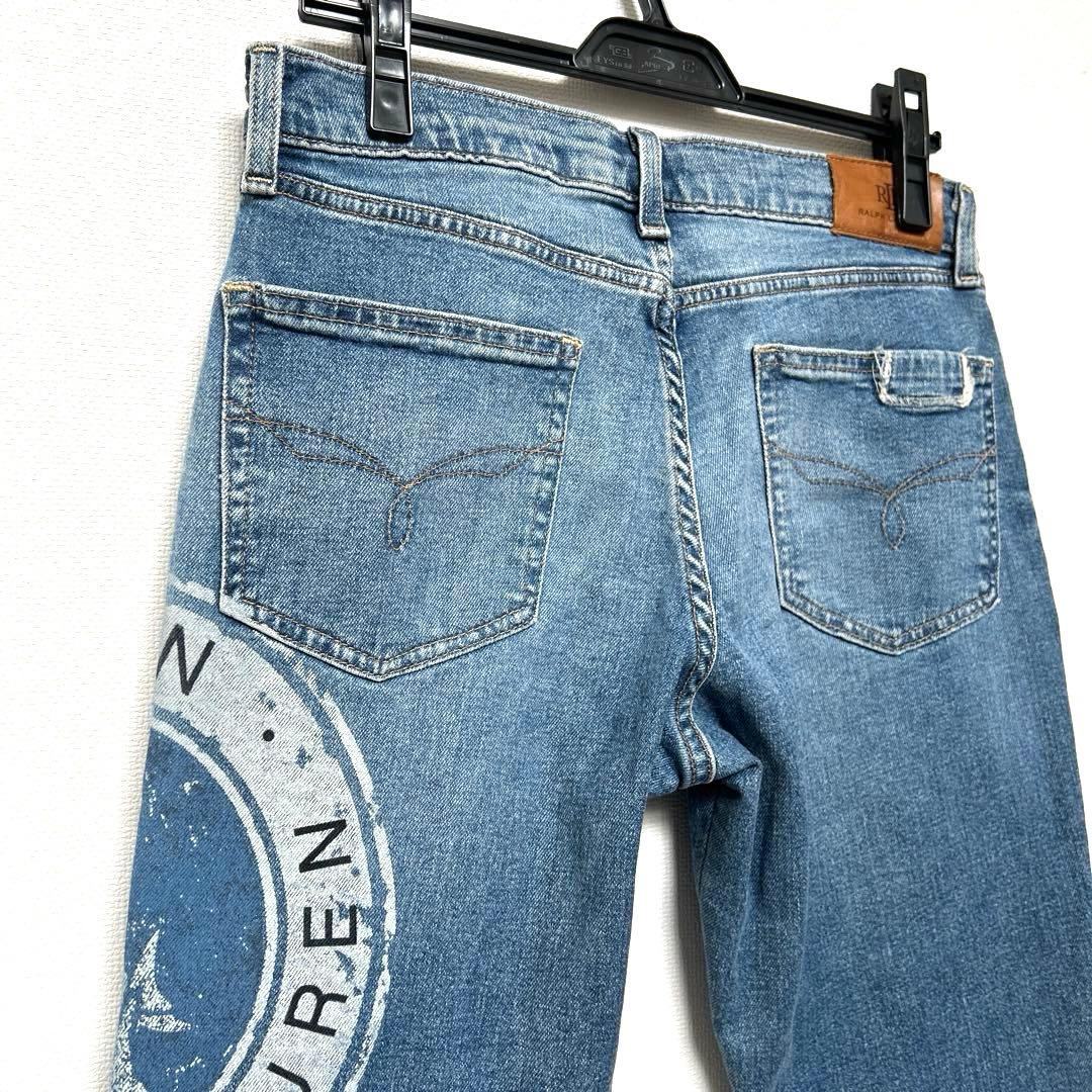 美品★ローレンラルフローレン　パッチワークデニム サイズ2