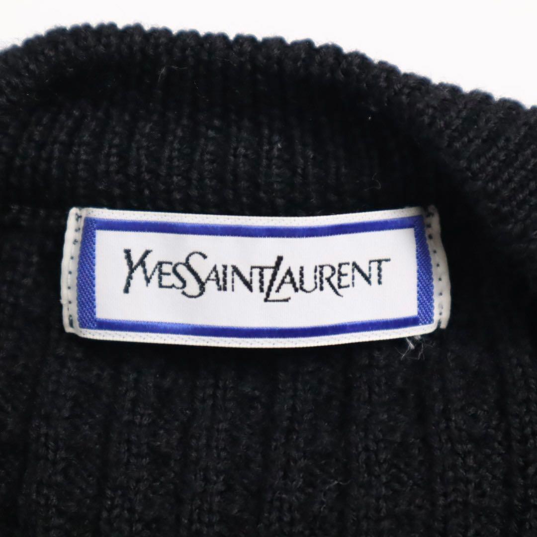 Vintage Yves Saint Laurent 金ボタン カーディガン