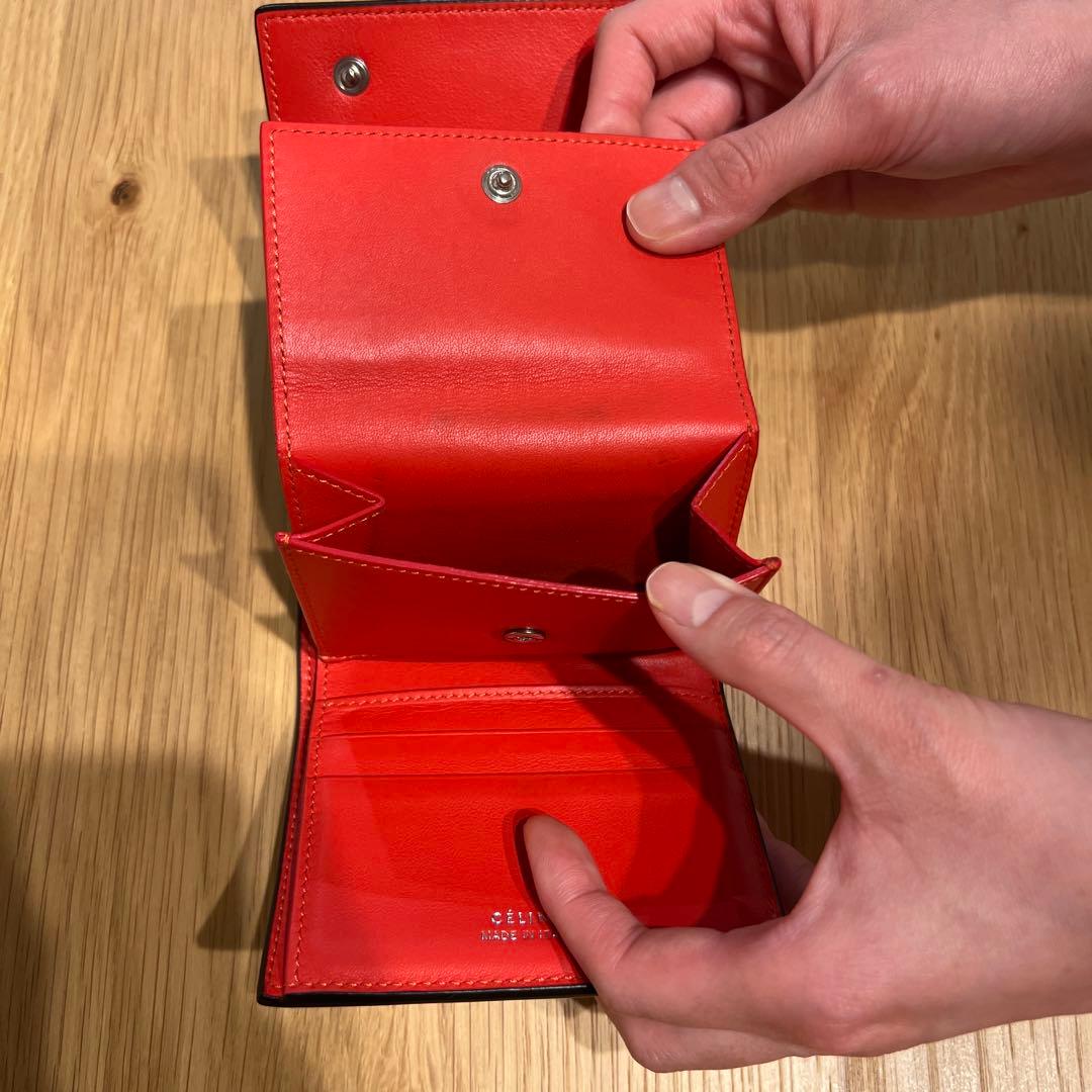 【売り切れ御免！】CELINE 三つ折り財布 グレー