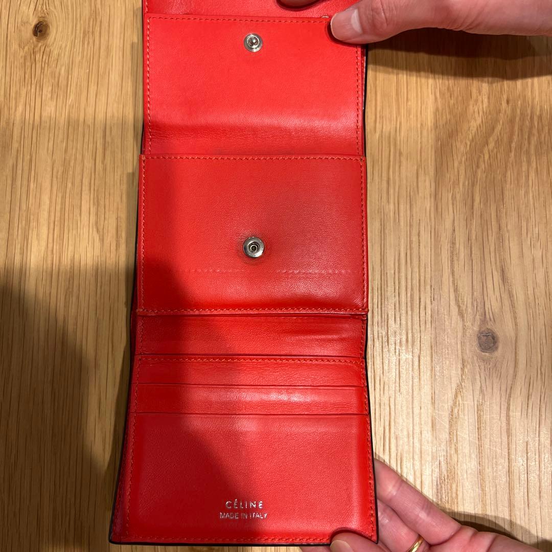 【売り切れ御免！】CELINE 三つ折り財布 グレー