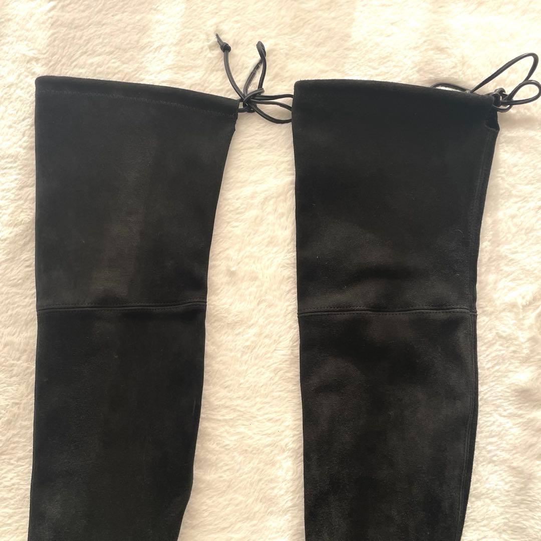 極美品✨ Stuart Weitzman ニーハイ ブーツ 黒 35.5