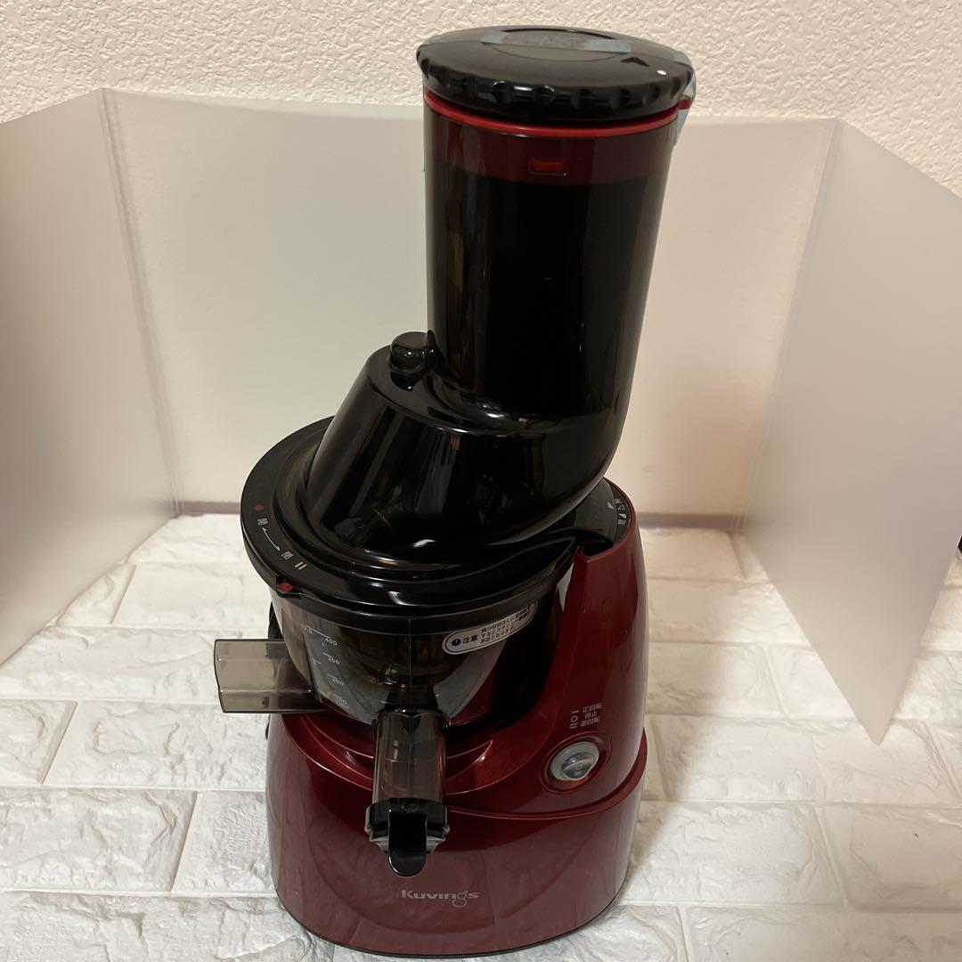 KUVINGS　クビンズ ホールスロージューサー JSG-641M レッド