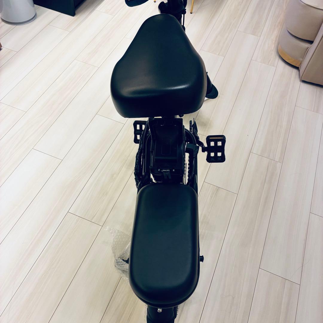 折りたたみ式電動アシスト自転車 黒