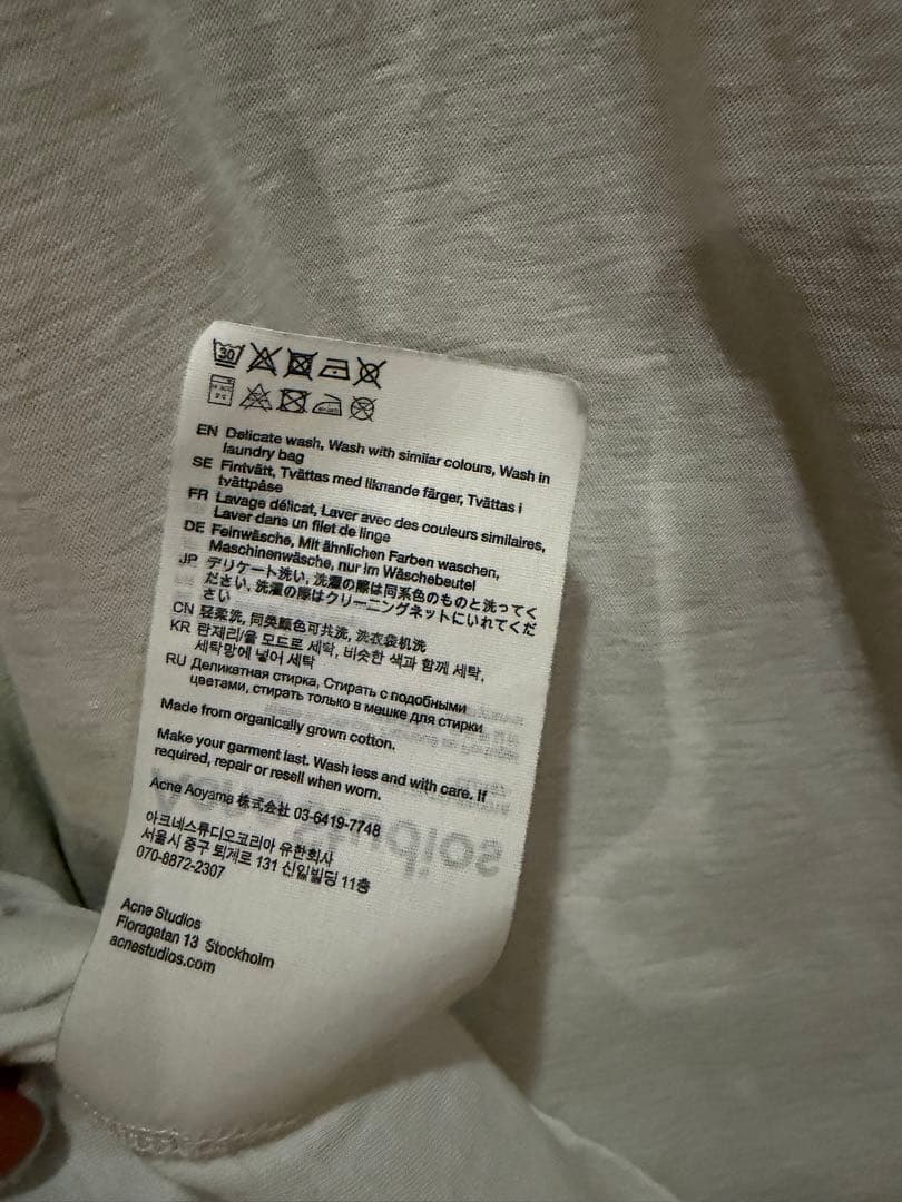 トップス acne studious Relax Fit Logo T-Shirt