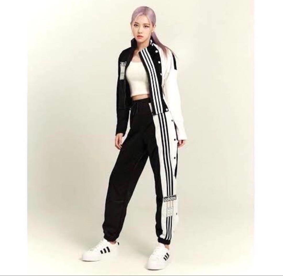 adidasアディダス アディブレイク トラックパンツ　BLACKPINK 着用