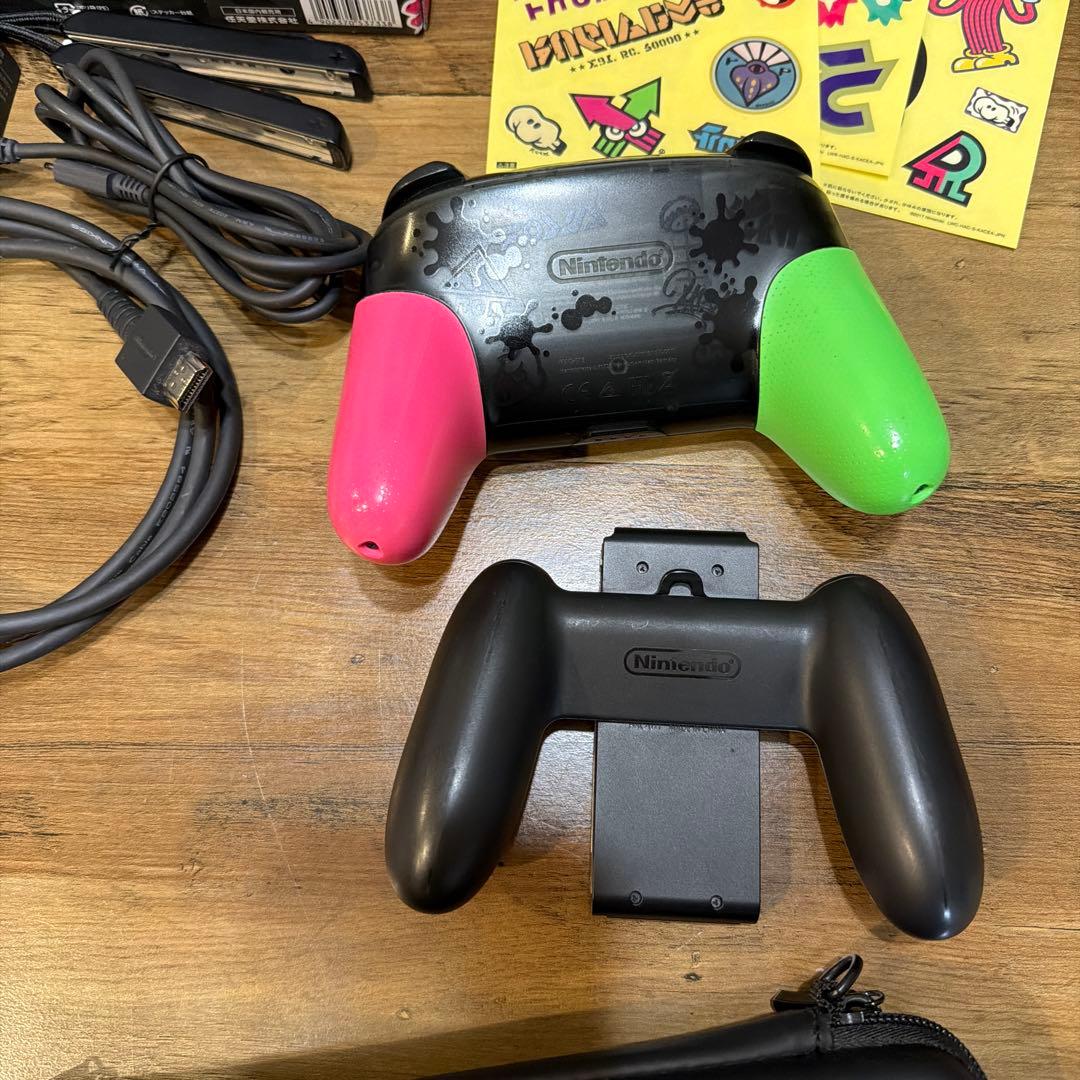 Nintendo Switch スプラ2セット　プロコン、3dワールド 付