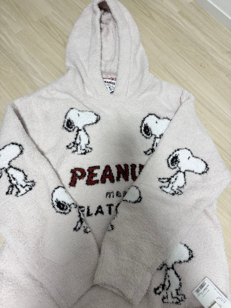 【ジェラートピケ】PEANUTS スヌーピー フード付きルームウェア