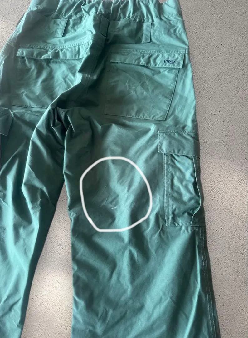 23-24 greenclothing ムーブメントカーゴPTダルグリーン 中古