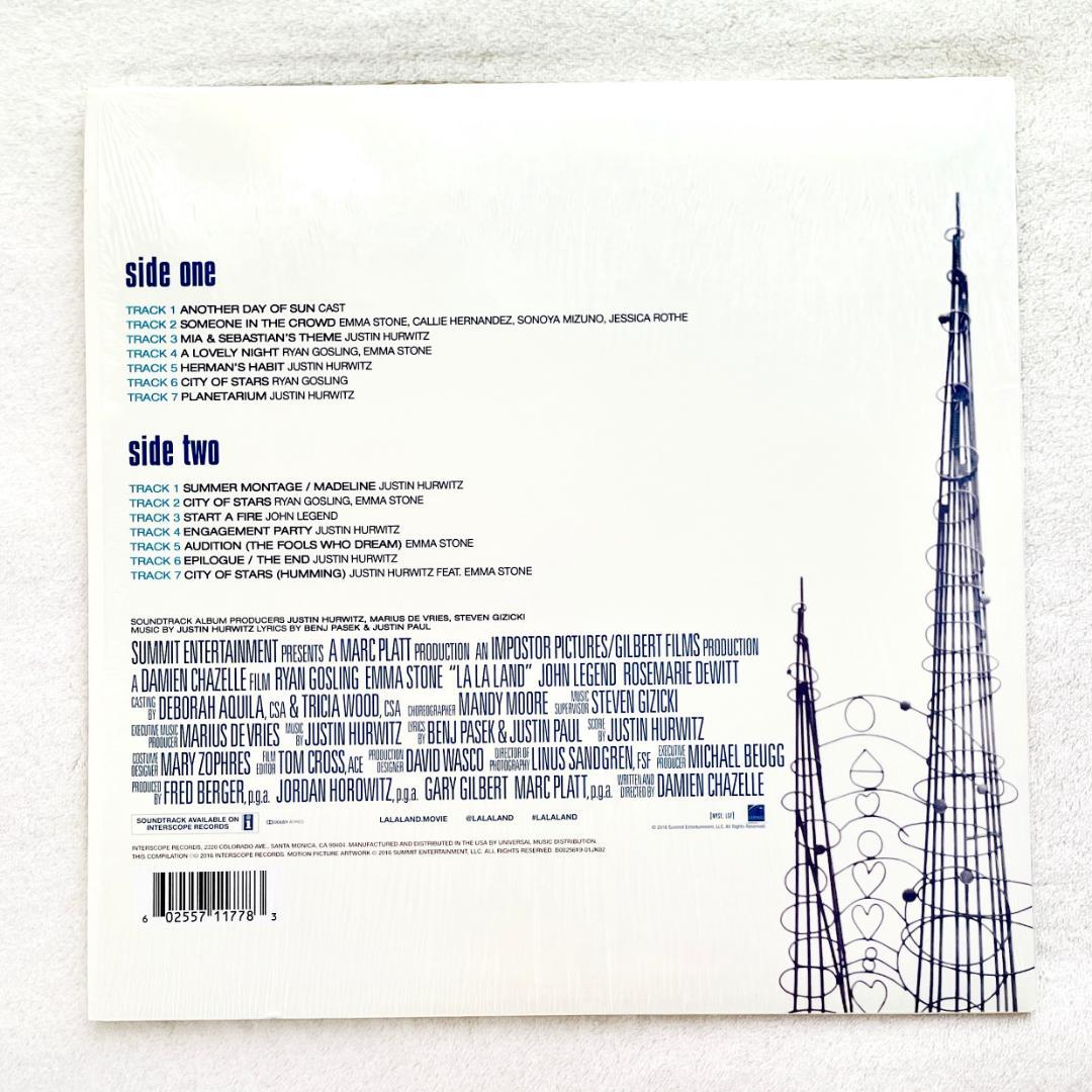 「 La La Land 」（ Blue Vinyl ）限定盤 LP 送料無料