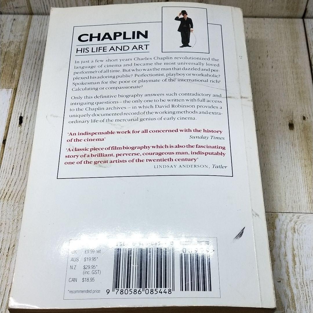 洋書 CHAPLIN HIS LIFE AND ART