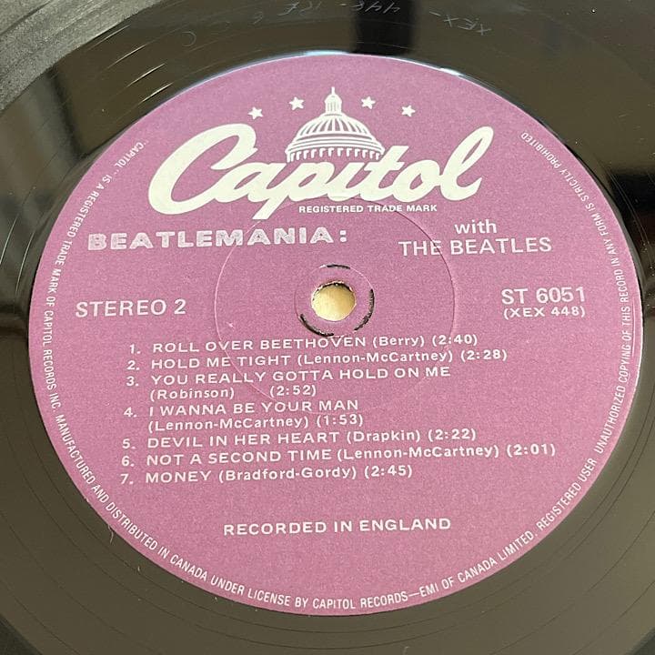 ★美品 カナダ盤 ビートルズ BEATLEMANIA !