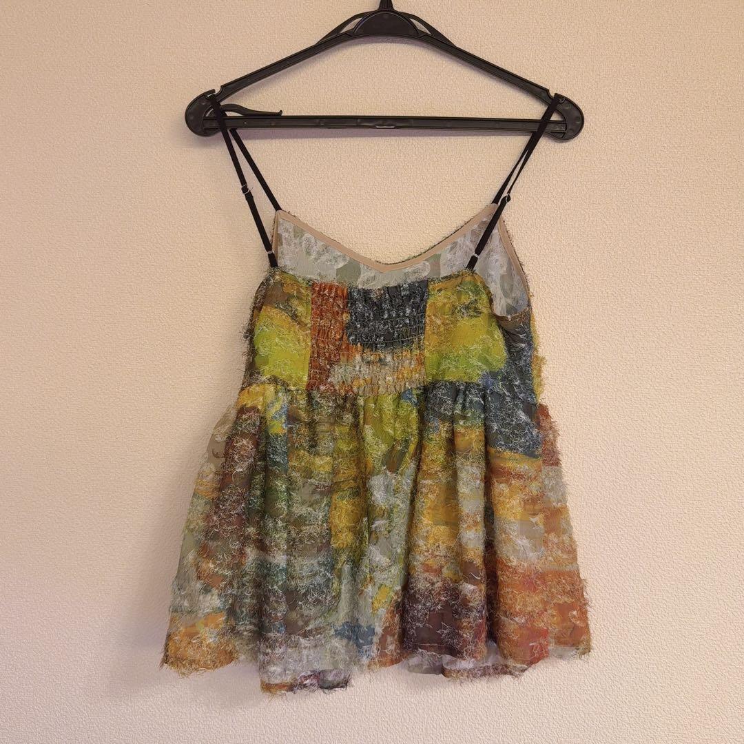 新品 Ameri MEDI RACHEL FLUFFY ART CAMISOLE