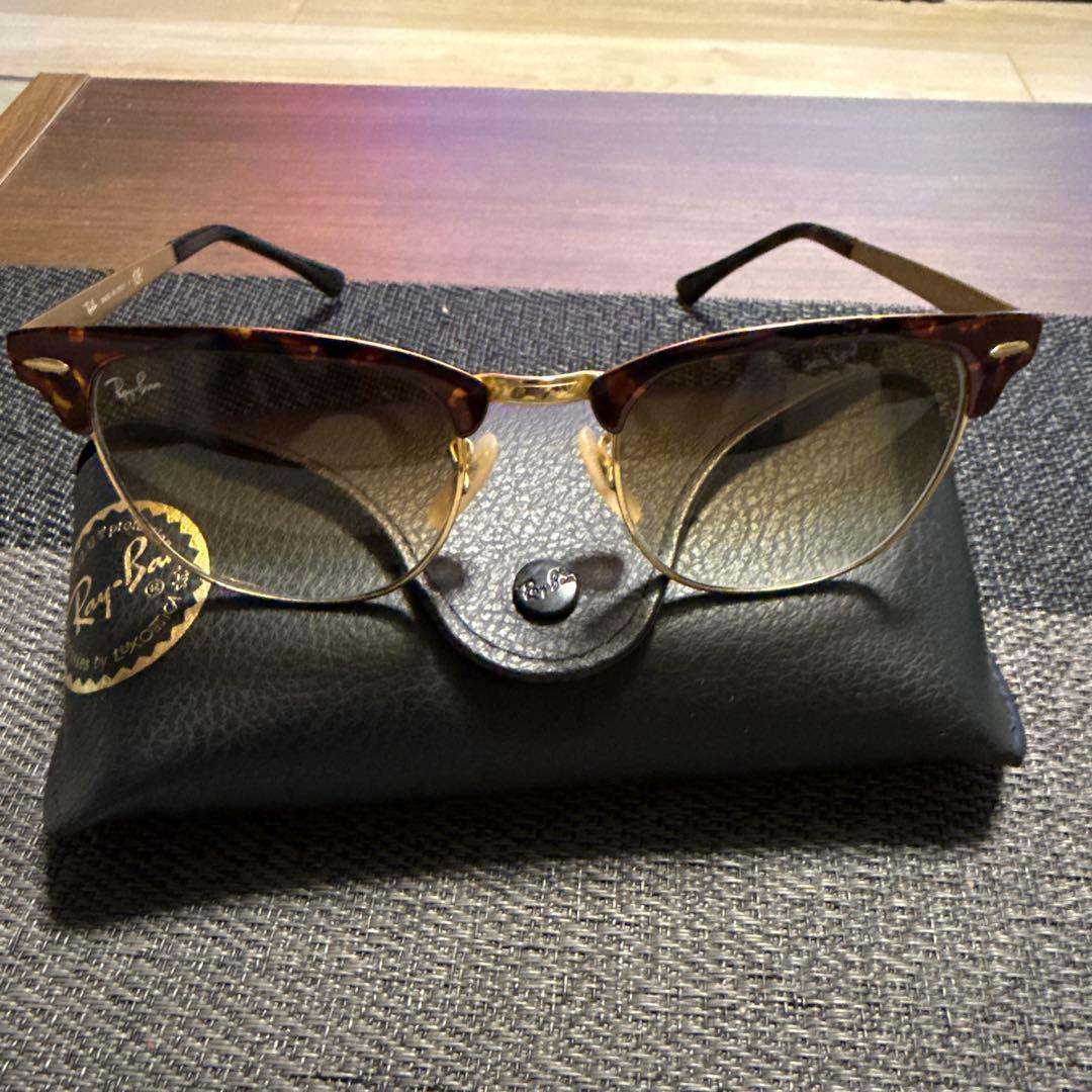 【TOMBO】Ray-Ban RB3716クラブマスタースクエアサングラス