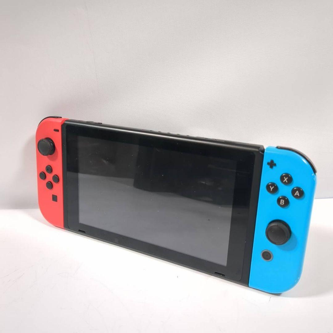 美品 Nintendo Switch 本体セット ネオンブルー レッド プロコン